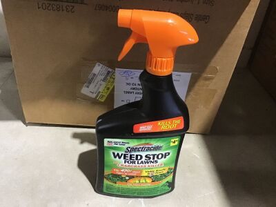 Case of (9) Spectracide Weed Stop Plus Crabgrass Killer3 