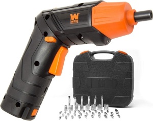 WEN 49140 4V Max Lithium Ion Rechargeable Cordless Electric Screwdriver