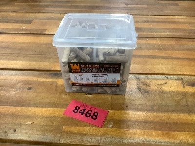 Wen 400pc Dowel Pin Set