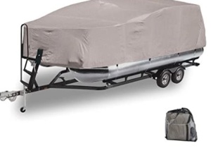 GEARFLAG Pontoon Boat Cover, 25'-28' Long, 600D, Beam Width to 105"