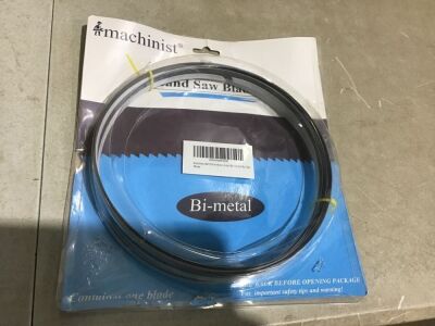 Imachinist 80" x 1/2" x .025" x 14tpi Band Saw Blade 