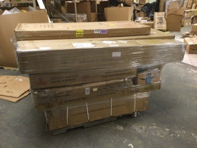 Pallet of Incomplete Salvage Items for Parts or Repair