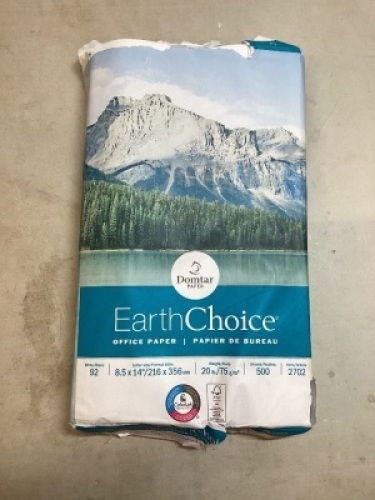 Lot of 10 Packs EarthChoice Office Paper, 8.5" x 14", 500 Sheets/Pack