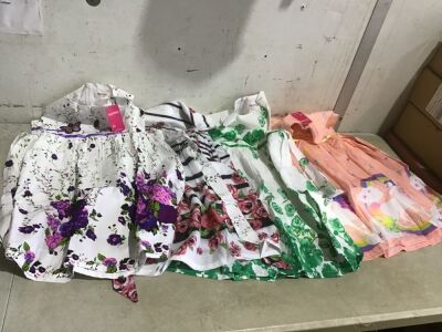 Lot of (4) Girls Dresses 9-10