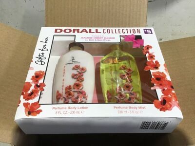 Case of (4) Dorall Collection Perfume Body Lotion & Mist Set 