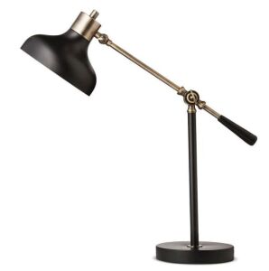 Case of (2) Threshold Crosby Schoolhouse Desk Lamp, Black