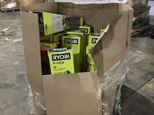 Lot of (12) RYOBI 2 Cycle Weed Trimmers - High Retail Value!