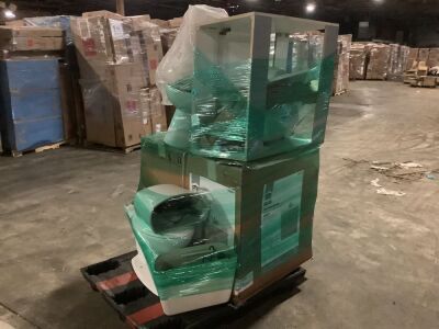 Pallet of Toilets & Bathroom Vanities - Store Returns, For Parts or Repair 