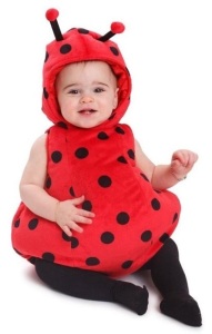 Dress Up America Ladybug Costume, 12-24 Months, No Leggings