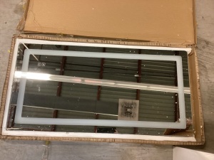 Large Hanging Mirror w/ LED Lights, Defogger