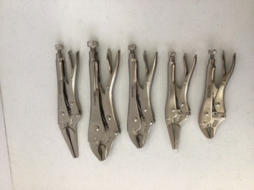 WORKPRO 5-Piece Locking Pliers Set, New in Box