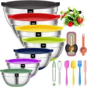 Stainless Steel Mixing Bowls 20pcs