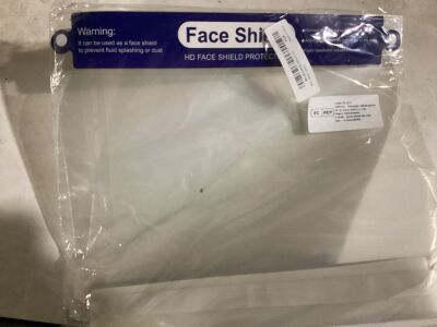 Pallet of Plastic Face Shields 