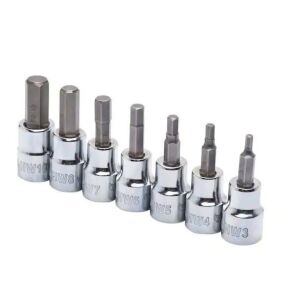 Husky 3/8 in. Drive Metric Hex Bit Socket Set (7-Piece)