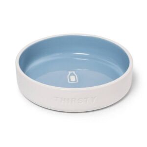 Case of (6) Boots & Barkley Blue 2 Cup Ceramic Pet Bowls