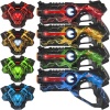 Set of 4 Infrared Laser Tag Guns and Vests for Kids & Adults