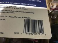 Case of (9) 5 Ct Glade PlugIns Air Freshener Refills - 4 Scents&nbsp;