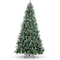 6' Pre-Decorated Christmas Tree w/ Pine Cones, Flocked Branch Tips&nbsp;