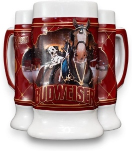 2022 Budweiser Limited Edition Clydesdale Holiday Mug