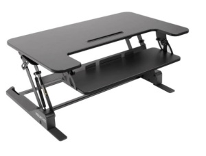 Mount-It! Wide Standing Desk Converter with Gas Spring