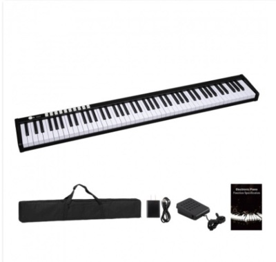 88-Key Home Portable Standard-action Digital Piano Black