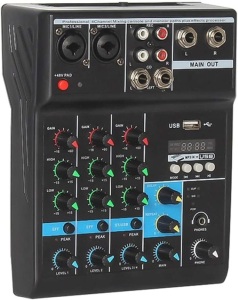 4 Channel Live Audio Mixer