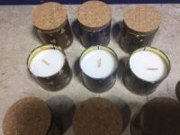 Lot of (9) Scented Candles in Tins, 3.5 oz&nbsp;