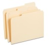 Staples Reinforced File Folders, 1/3 Cut, Letter Size, Manila, 250/Box