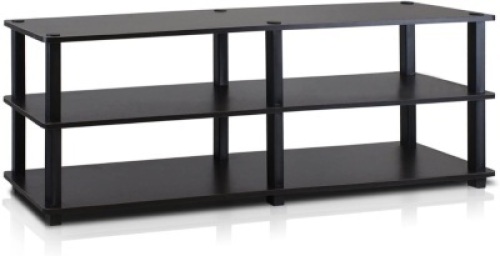 Furinno No Tools 3 Tier Wide Shoe Rack, Espresso/Black - Appears New&nbsp;