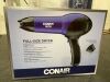 Lot of (2) Conair 1875 Watt Full-Size Hair Dryer 