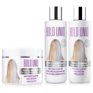 Bold Uniq Purple Shampoo, Conditioner & Mask Bundle