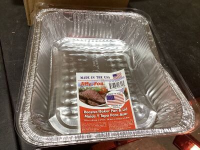 Case of (12) Jiffy-Foil Roaster Pan & Lid