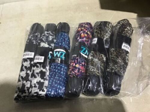 Case of (24) Weather Zone Umbrellas, Various Designs&nbsp;