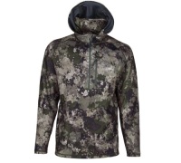 Midweight Quarter-Zip Long-Sleeve Hoodie with 4MOST INHIBIT for Men - TrueTimber VSX - XL, E-Commerce Return