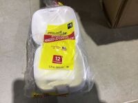 Case of (12)&nbsp;Small Foam Hinged Lid Containers, 12 ct&nbsp;