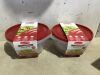 Case of (2) Rubbermaid TakeAlongs 2 Serving Bowls w/ Lids 