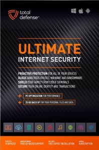 Total Defense Ultimate Internet Security, 1 Year, 10 Devices, Sealed