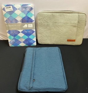 Lot of (3) Tablet/MacBook Cases