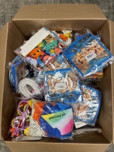 Large Box of Mostly Boyish Party Supplies