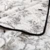 Floral Bird Printed Cotton Quilted Bedspread, Queen Size - Appears New&nbsp;