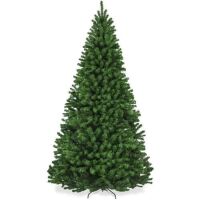9'&nbsp;Premium Artificial Spruce Christmas Tree w/ Foldable Metal Base&nbsp;