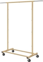 Simple Trending Standard Rod Clothing Garment Rack, Gold