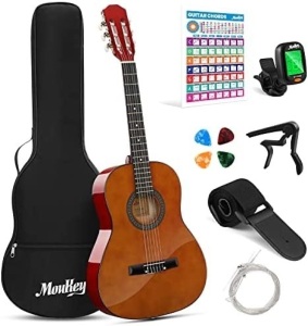 Moukey 36" Acoustic Guitar 3/4 Junior Classical Guitar 