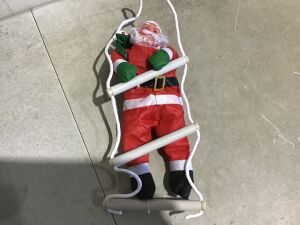 Lot of (21) Santa Claus Climbing Ladder Christmas Decorations