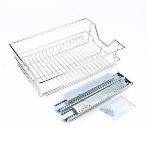 Kitchen Sliding Pull Out Storage Basket for Cabinets 