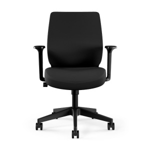 Union & Scale Essentials Fabric Task Chair, Black