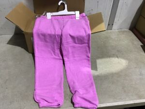 Case of (6) Magenta Pink Kid's Joggers, M