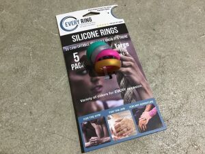 Case of (12) EveryRing Silicone Rings, 5 pc