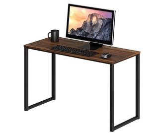 SHW Home Office 32-Inch Computer Desk, Walnut