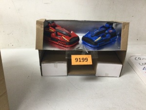 Set of 2 Red and Blue Rc Cars